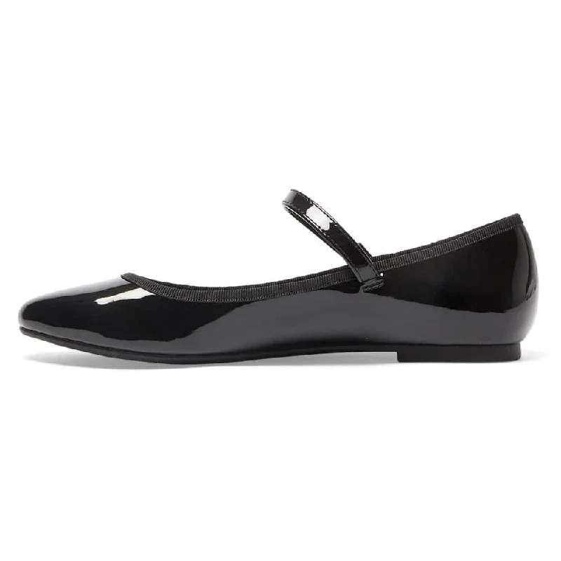 Sweet Flat in Black Patent