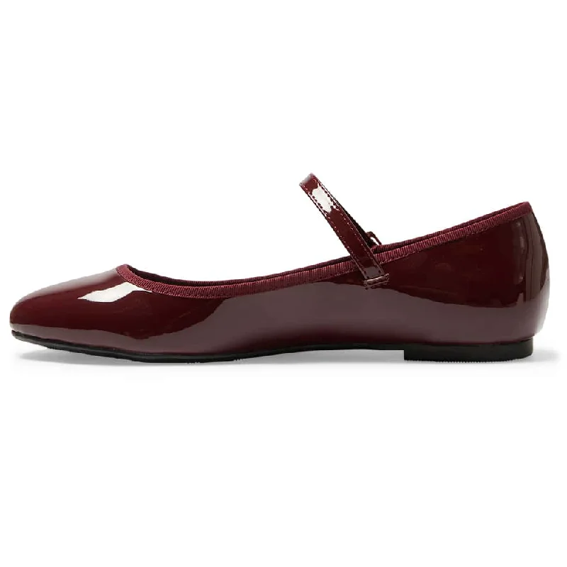 Sweet Flat in Cherry Patent