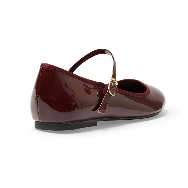 Sweet Flat in Cherry Patent