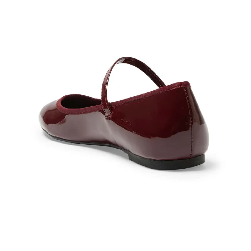 Sweet Flat in Cherry Patent