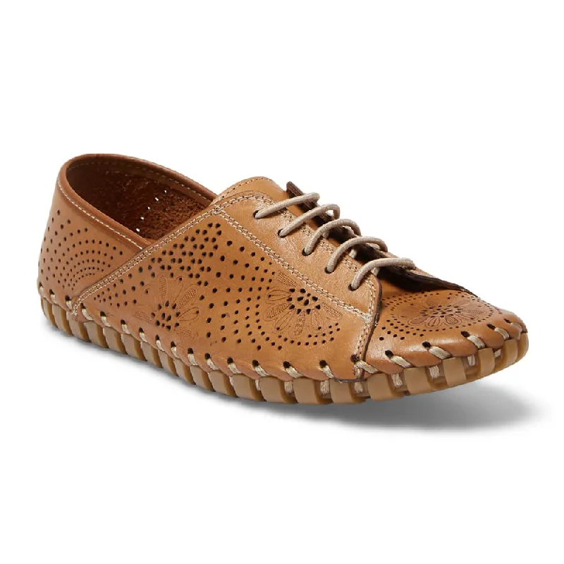 Talan Brogue in Tan Leather