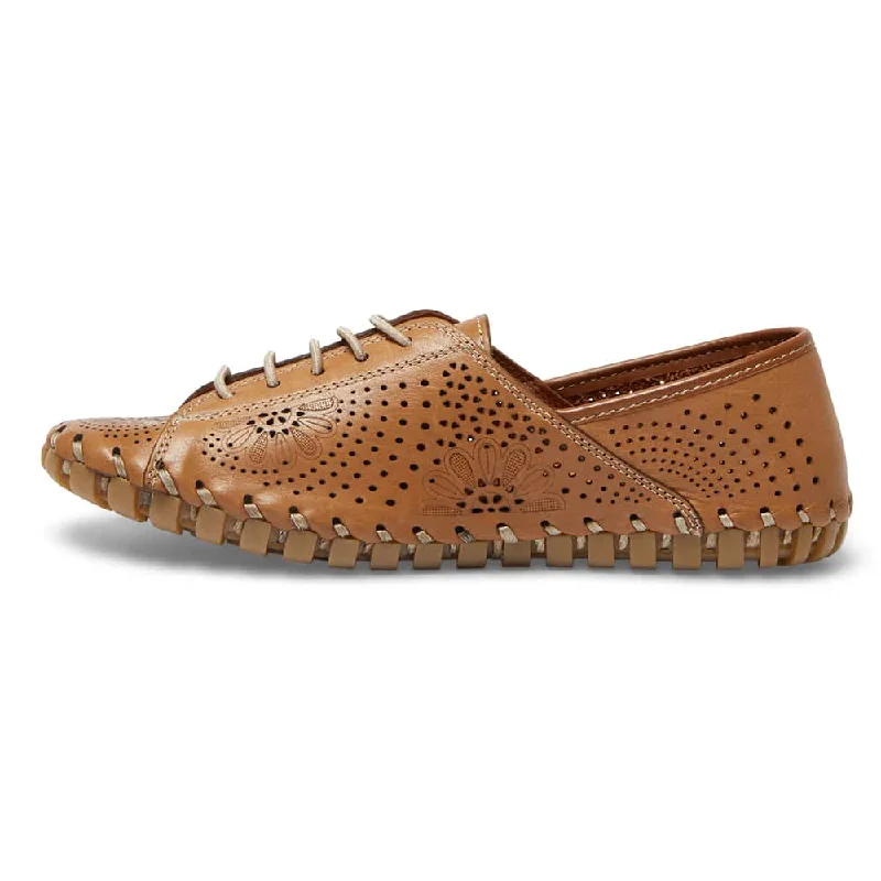 Talan Brogue in Tan Leather