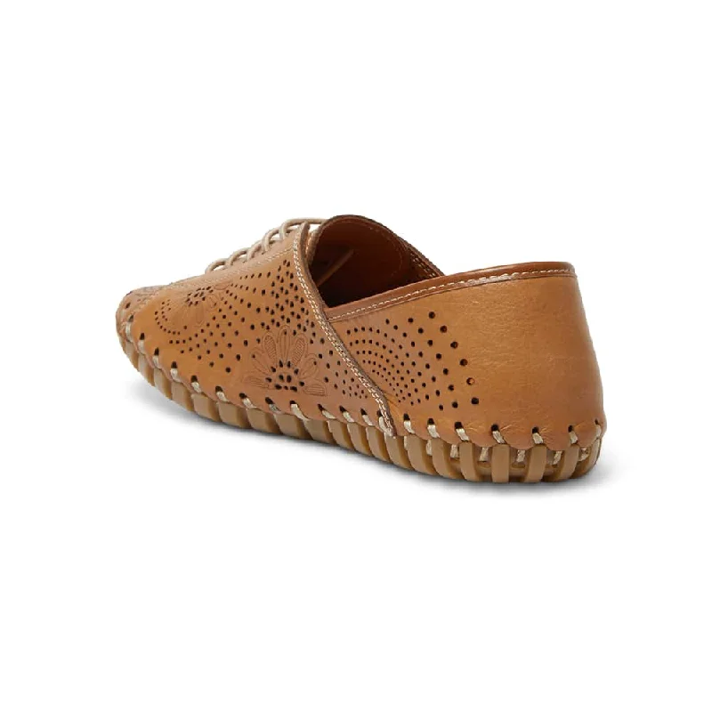 Talan Brogue in Tan Leather