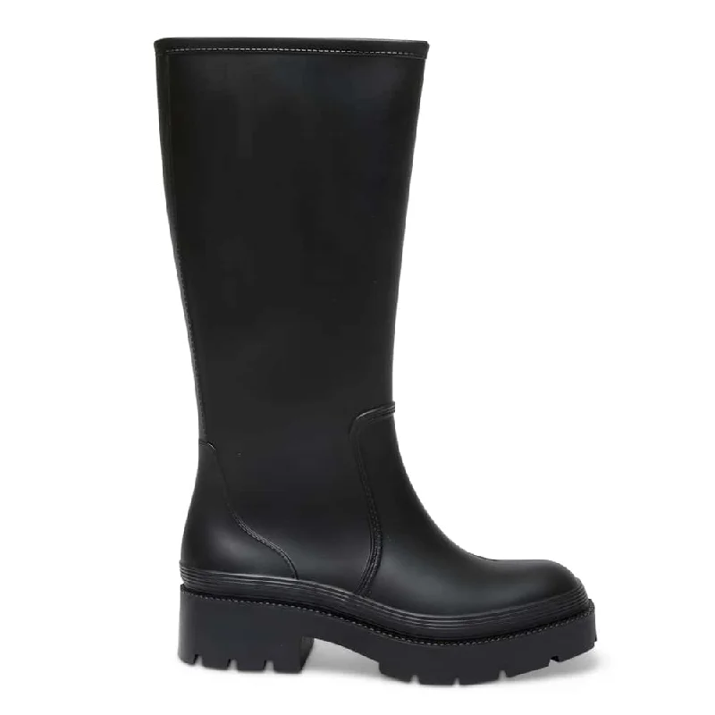 Thunder Boot in Black Smooth