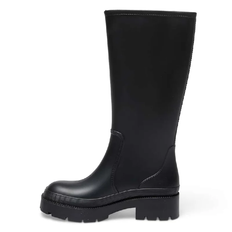 Thunder Boot in Black Smooth