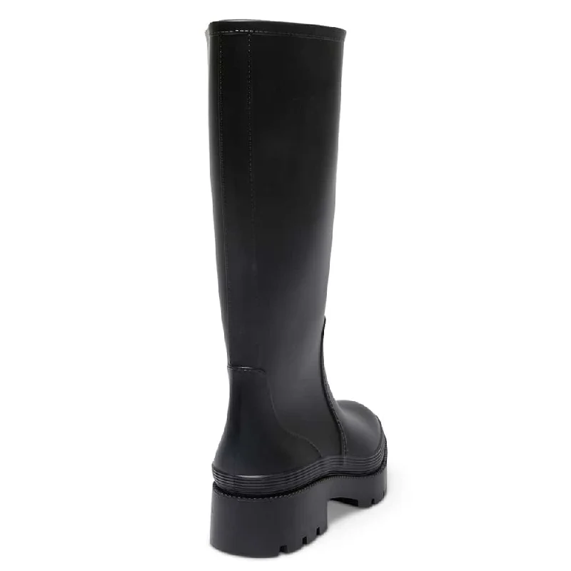 Thunder Boot in Black Smooth