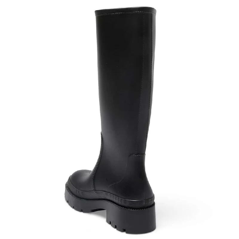 Thunder Boot in Black Smooth