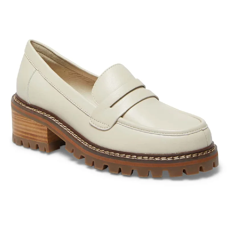 Toronto Loafer in Beige Leather