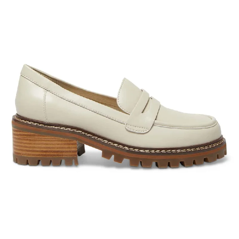 Toronto Loafer in Beige Leather