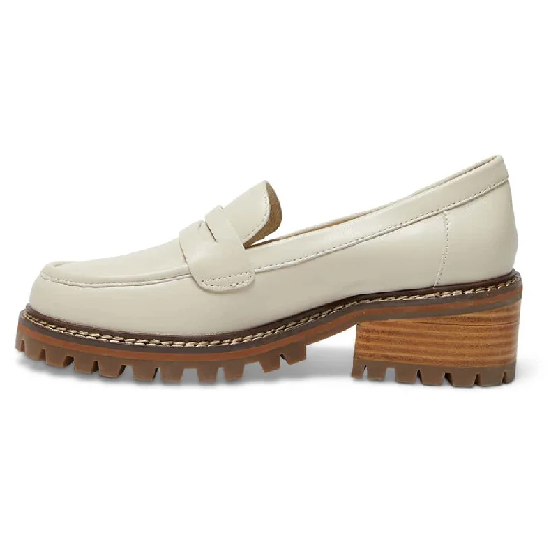 Toronto Loafer in Beige Leather