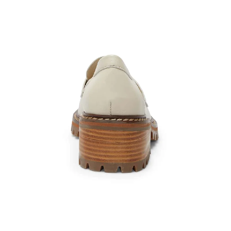 Toronto Loafer in Beige Leather