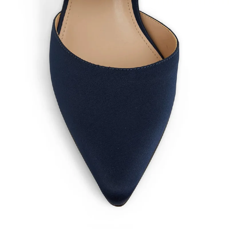 Treena Heel in Navy Fabric