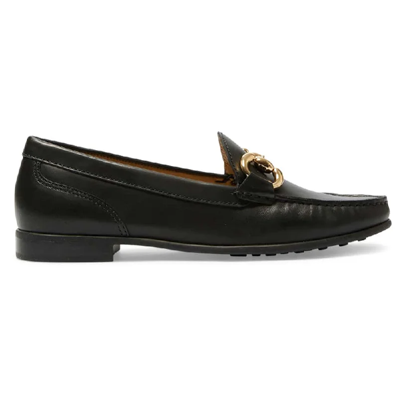 Tuscany Loafer in Black Leather