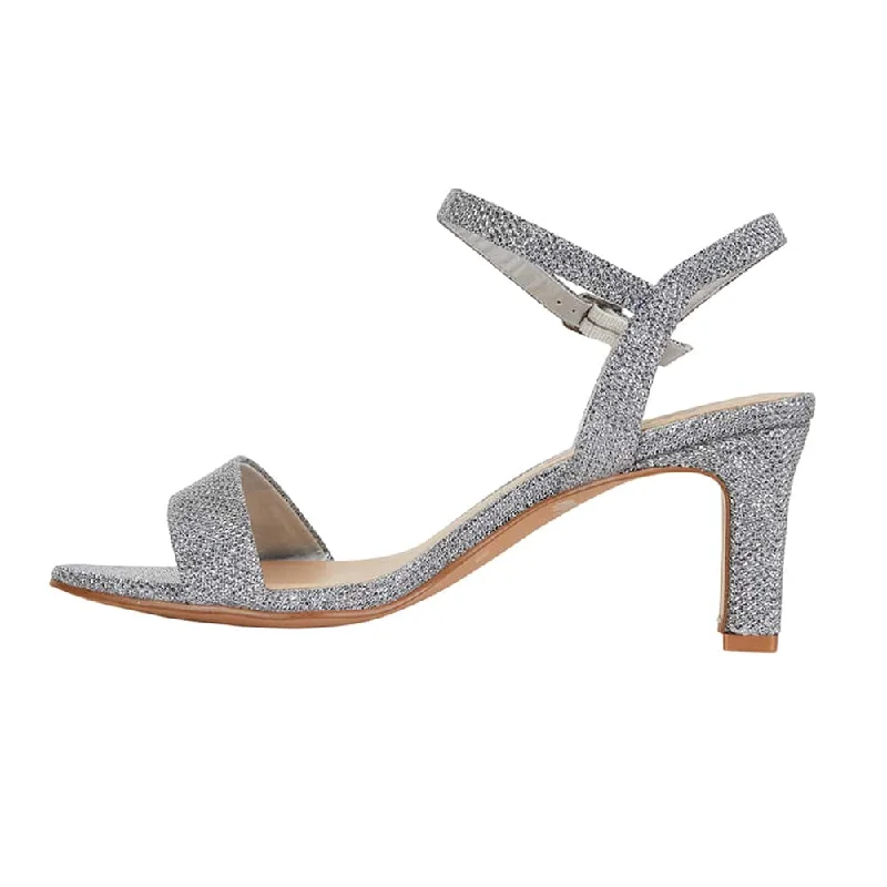 Unison Heel in Pewter Fabric