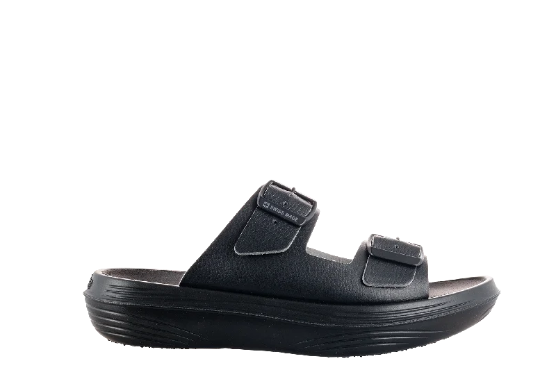 kybun Men's Uri Black Leather Sandal