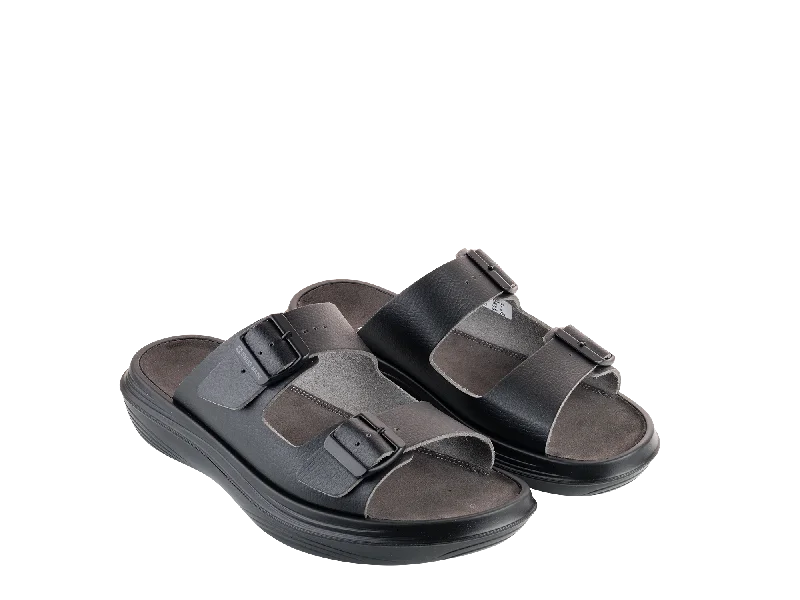 kybun Men's Uri Black Leather Sandal