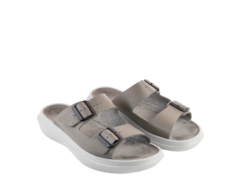 kybun Men's Uri Grey Leather Sandal