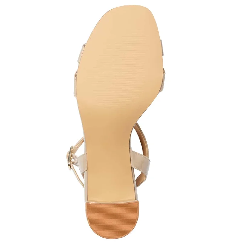 Utopia Heel in Nude Patent