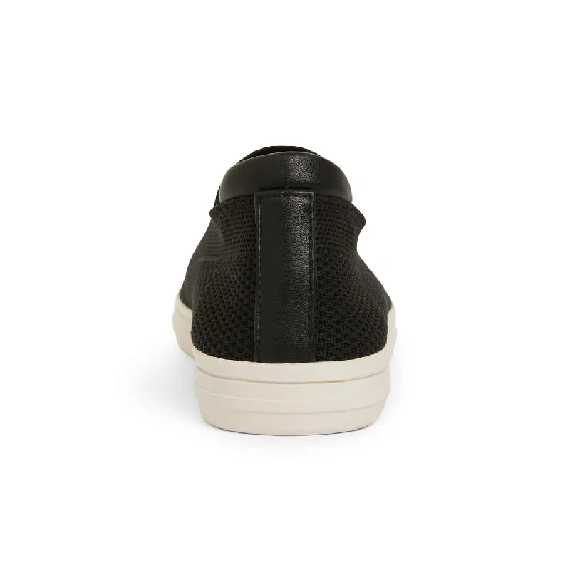 Veneto Sneaker in Black Fabric