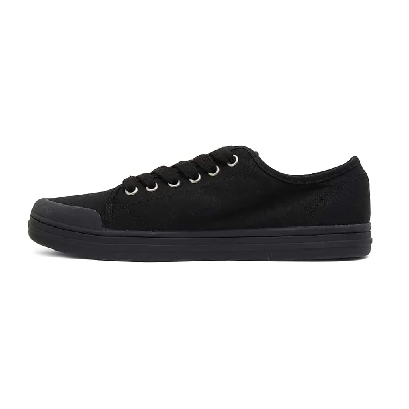 Ventura Sneaker in Black Canvas