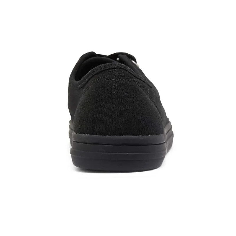 Ventura Sneaker in Black Canvas