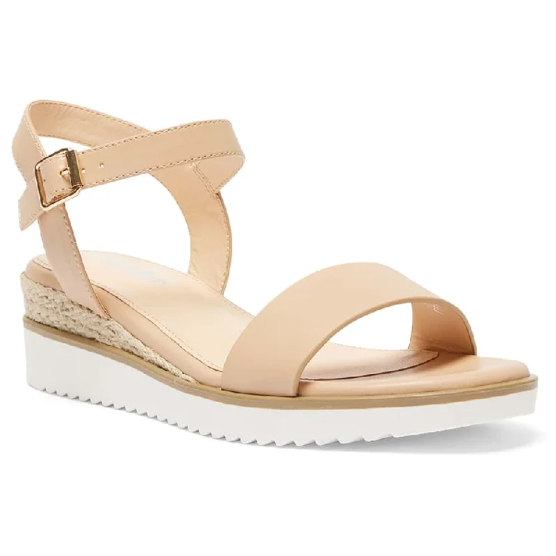 Verona Wedge in Blush Smooth