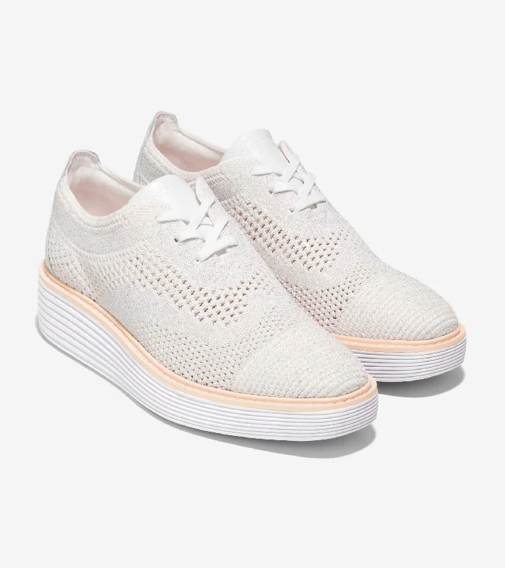 Women's ØriginalGrand Platform Wingtip Oxford