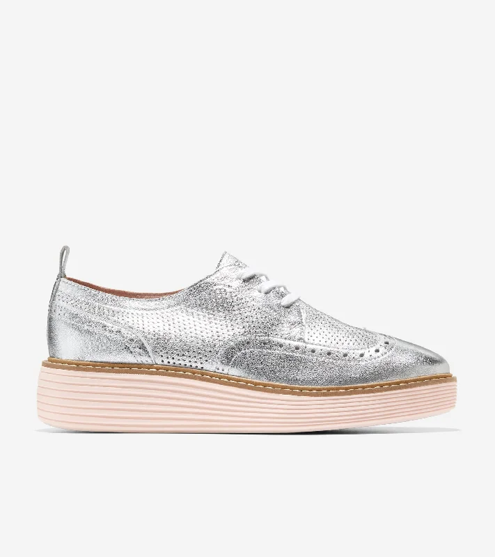 Women's ØriginalGrand Platform Wingtip Oxford