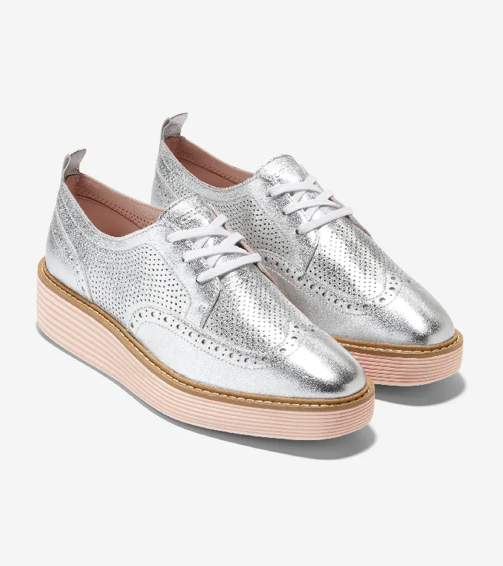 Women's ØriginalGrand Platform Wingtip Oxford