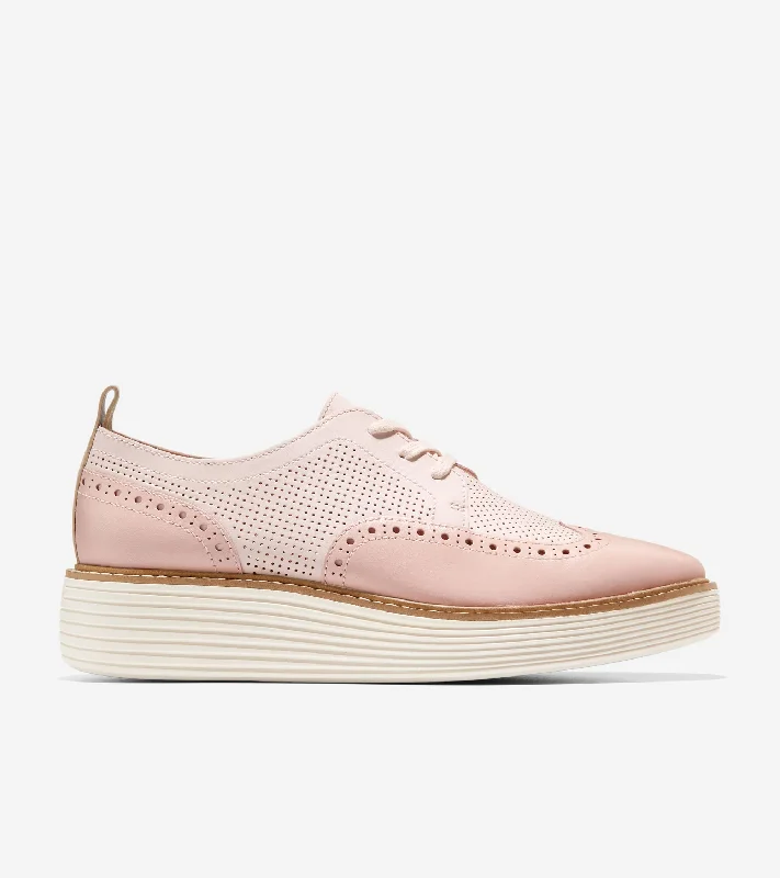 Women's ØriginalGrand Platform Wingtip Oxford