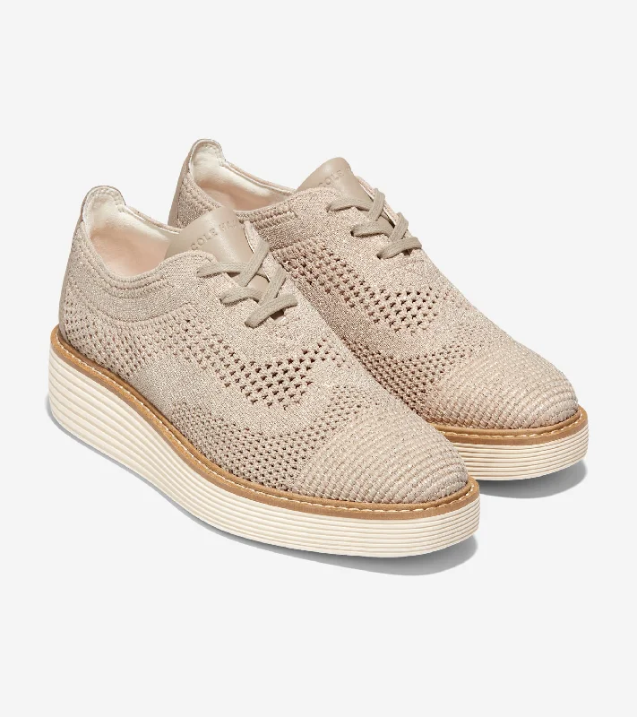 Women's ØriginalGrand Platform Wingtip Oxford