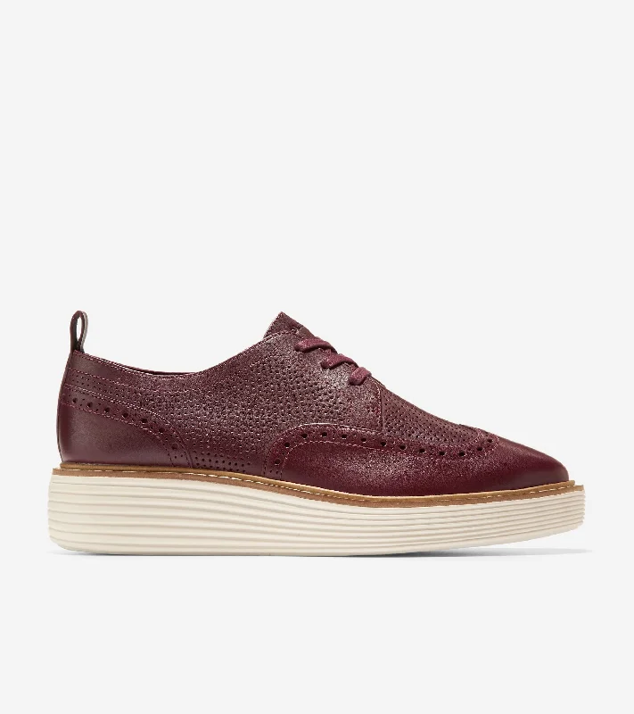 Women's ØriginalGrand Platform Wingtip Oxford