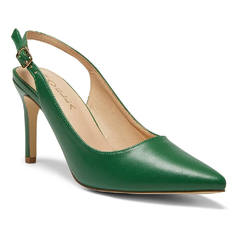 Whiz Heel in Green Smooth