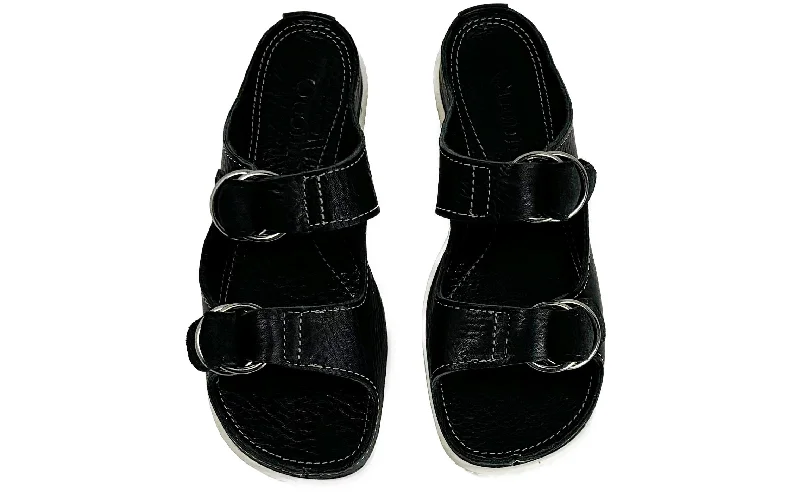 Women's Lewiston Exersole® ESQ™ Sandal: Black Pebble